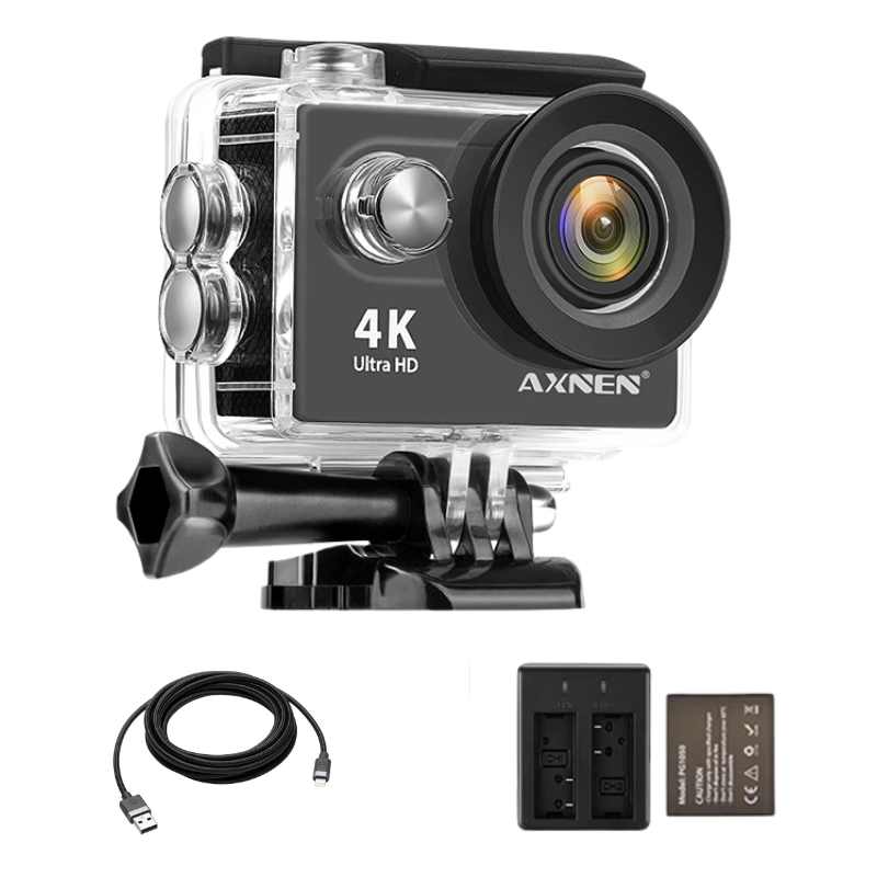 Câmera de Ação Profissional Portátil 4K Ultra HD 30FPS - Estilo Go Pro